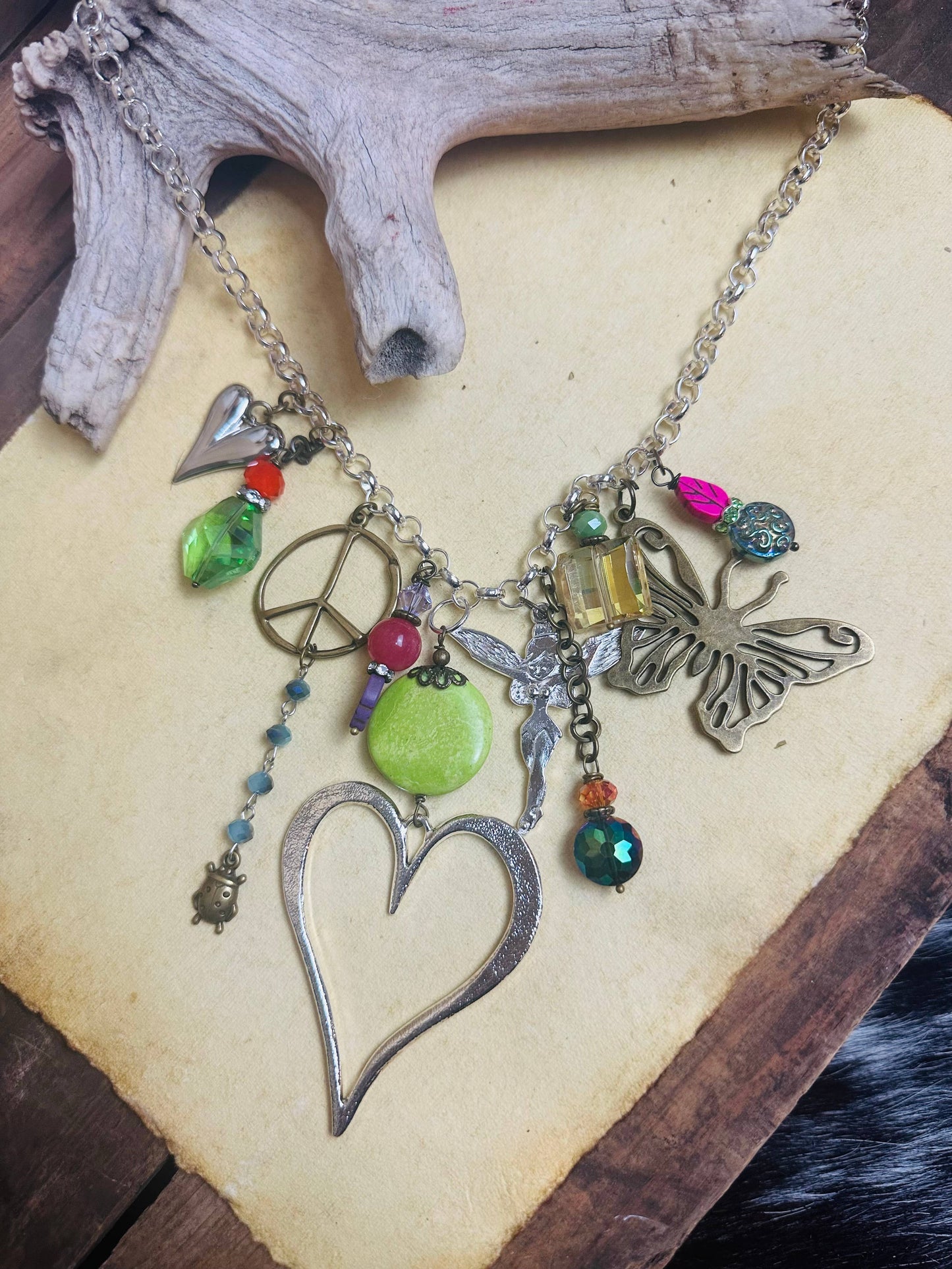Gypsy Junk Original Bright Heart Neck