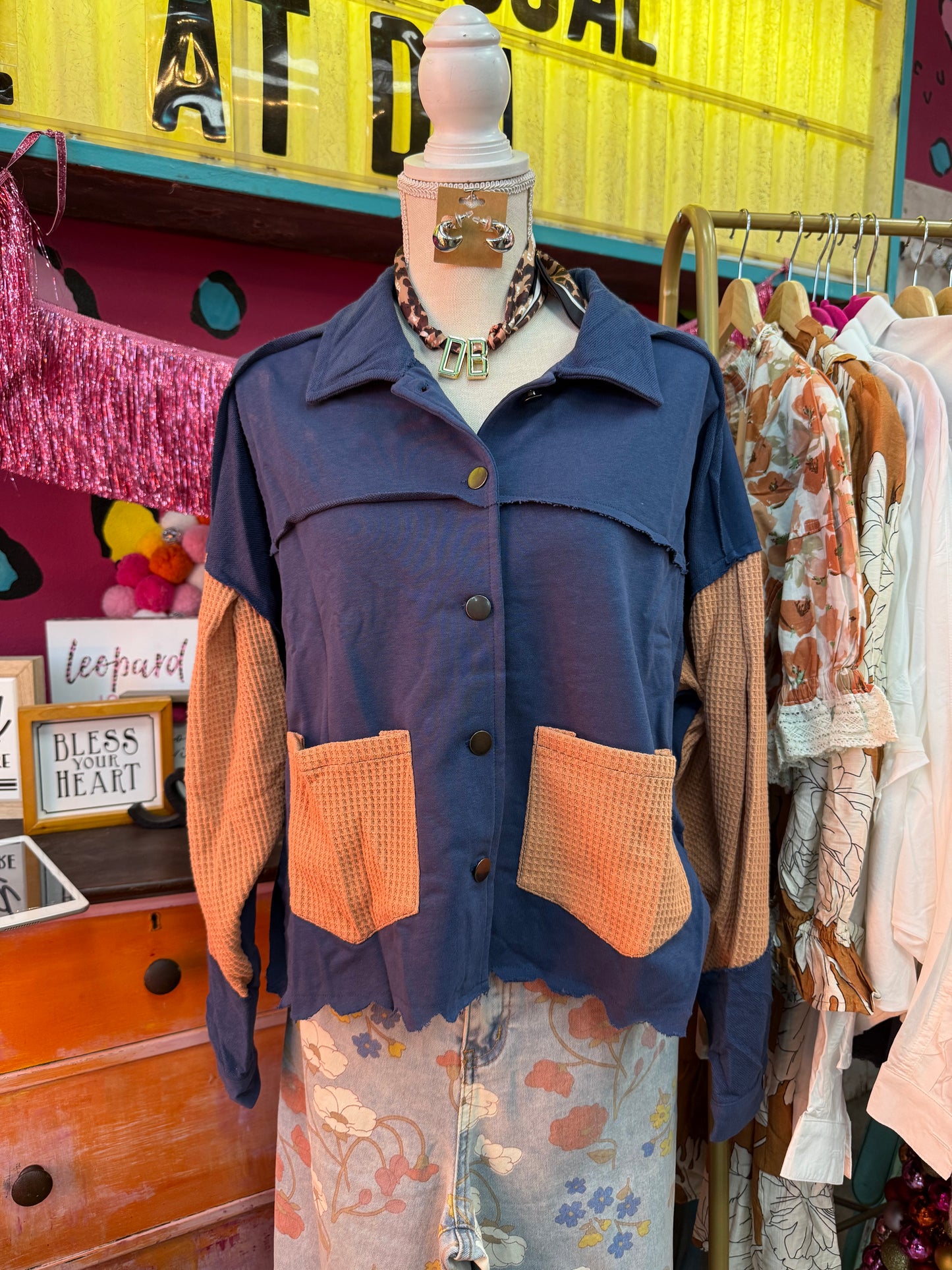 Midnight Blue Shacket