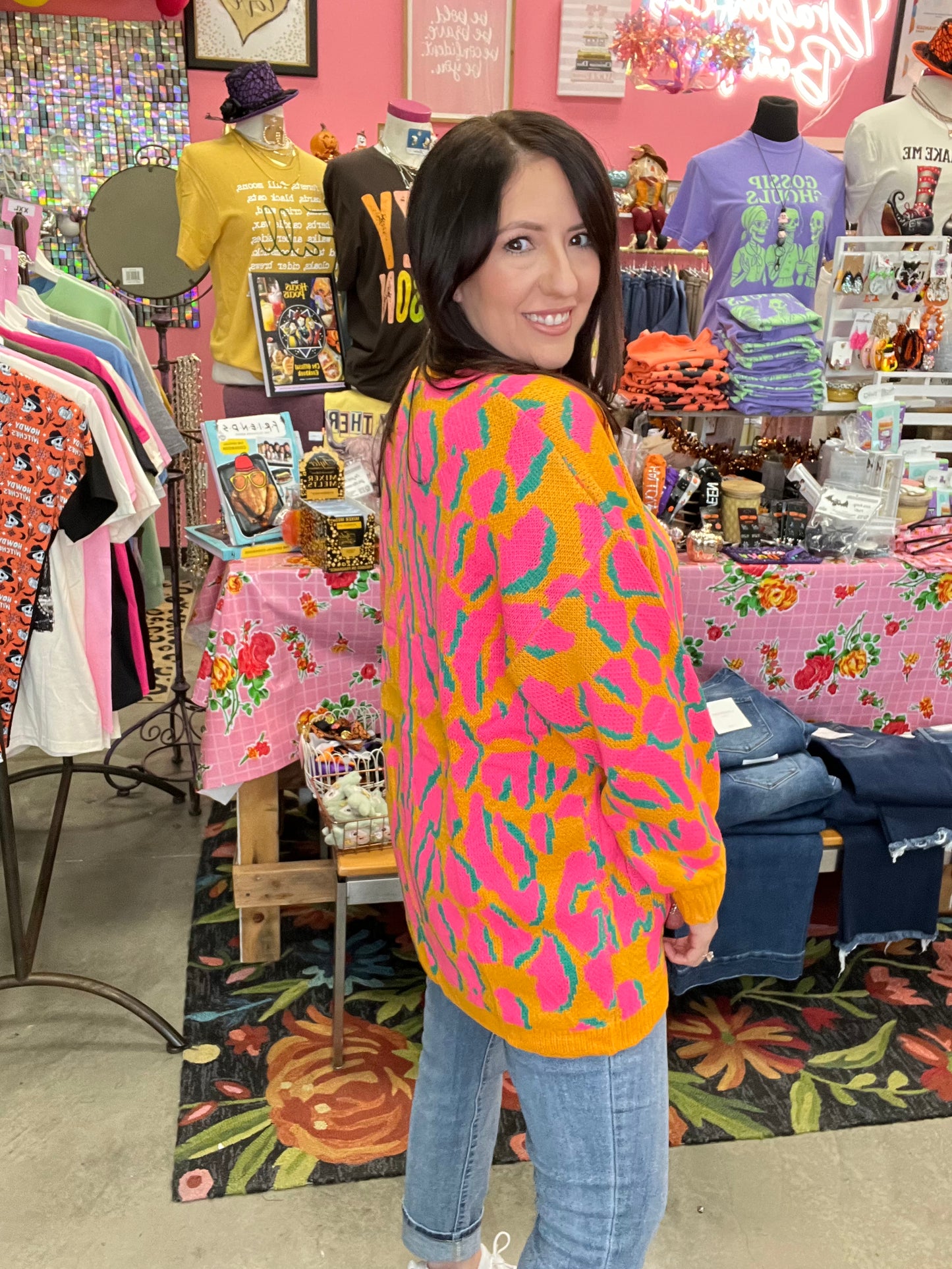 Wild & Cozy Cardigan - SUNRAY MIX