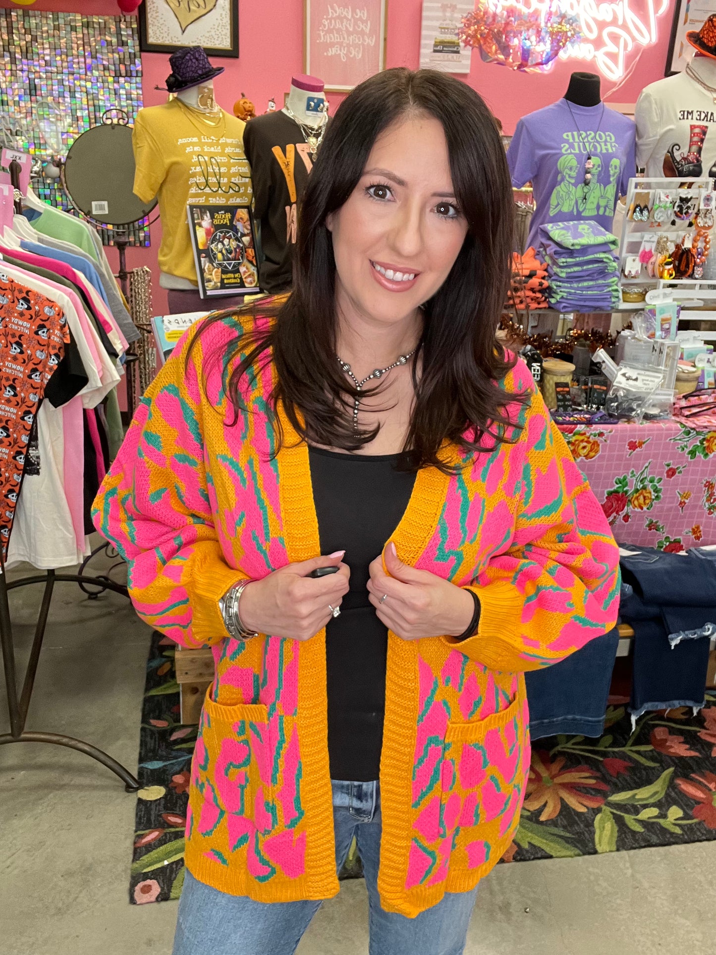 Wild & Cozy Cardigan - SUNRAY MIX