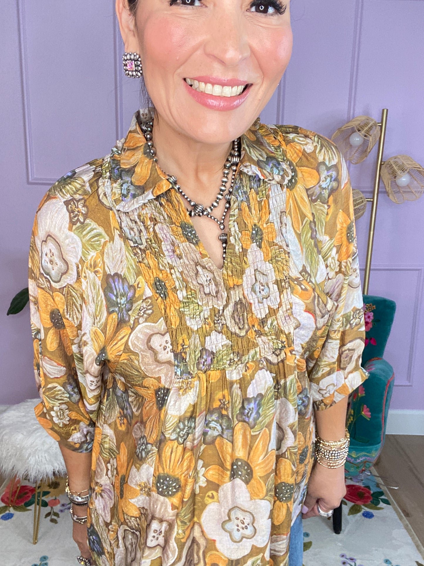 Floral Print Blouse
