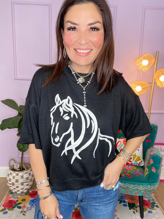 Wild Spirit Horse Sweater