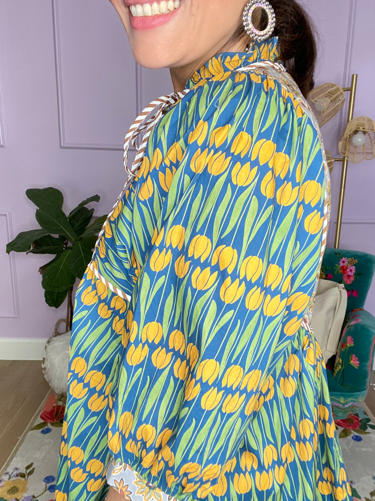 GREEN MIX DRESS