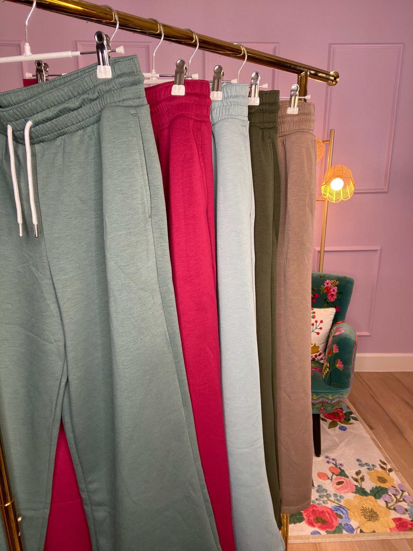 SCUBA WIDE LEG DRAWSTRING PANTS