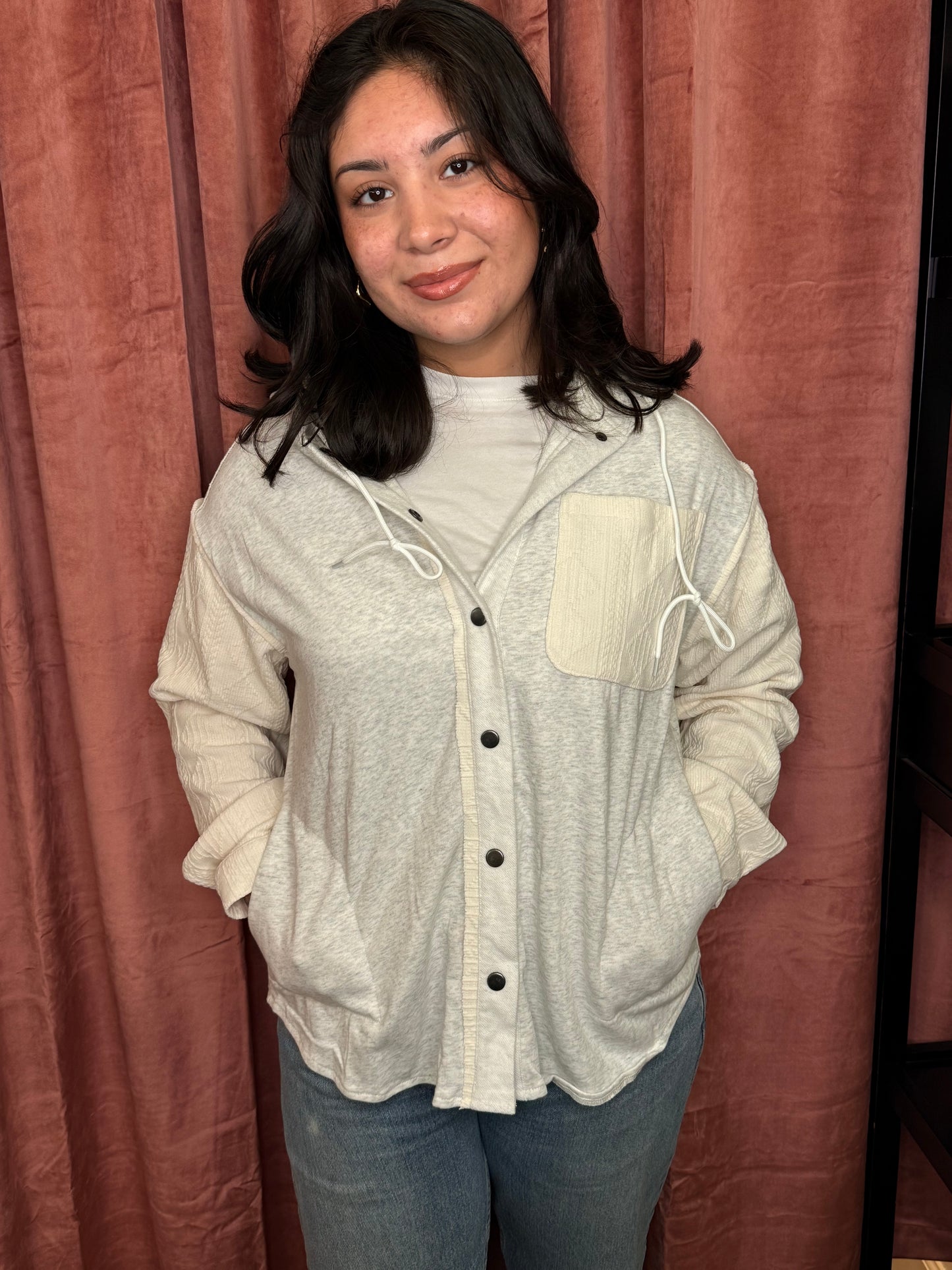 STONE SOFT & TEXTURED SLEEVE TOP