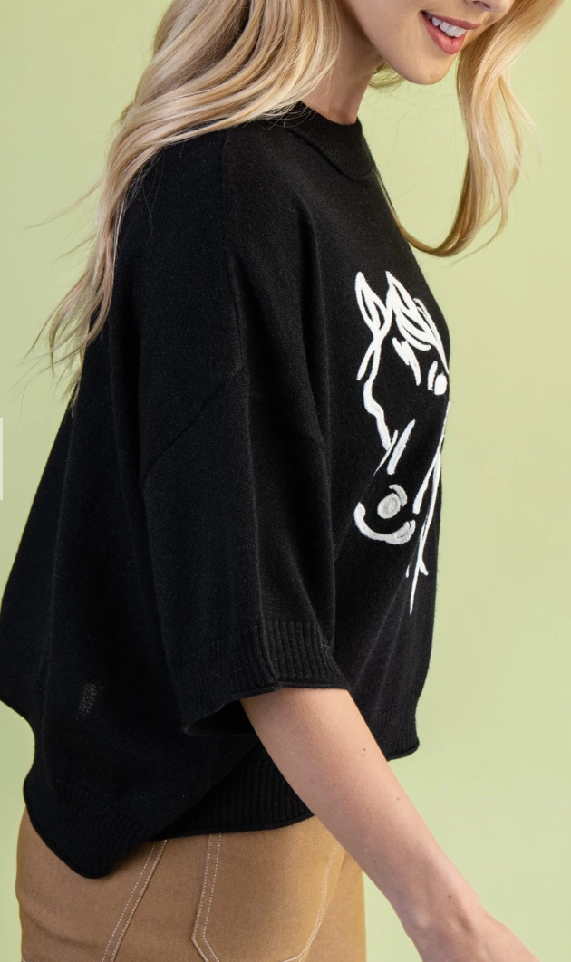Wild Spirit Horse Sweater