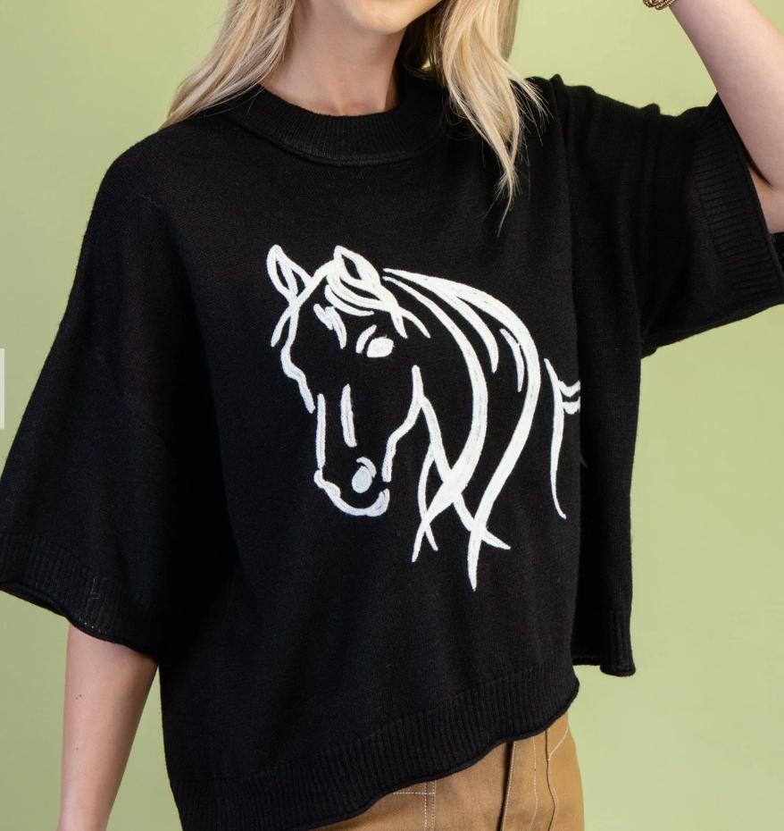 Wild Spirit Horse Sweater