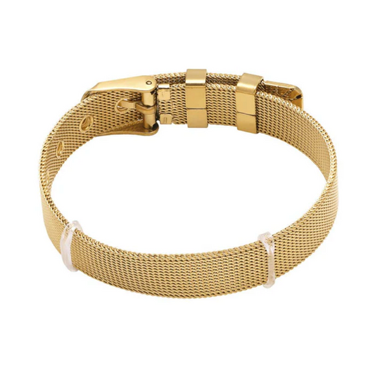 Savvy Bling Slider Charm Bracelet - Gold