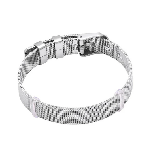 Savvy Bling Slider Charm Bracelet - Silver