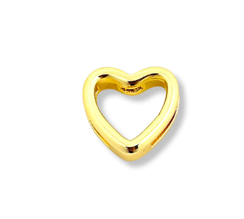 GOLD CZ Slider Charms for Strap Bracelet