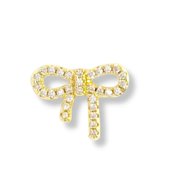 GOLD CZ Slider Charms for Strap Bracelet
