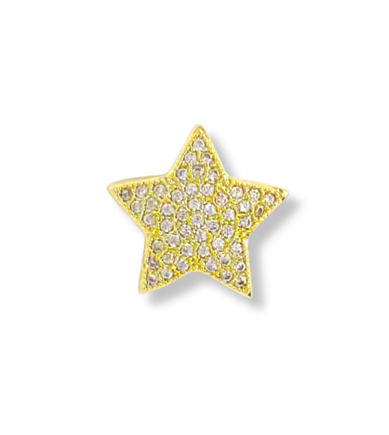 GOLD CZ Slider Charms for Strap Bracelet