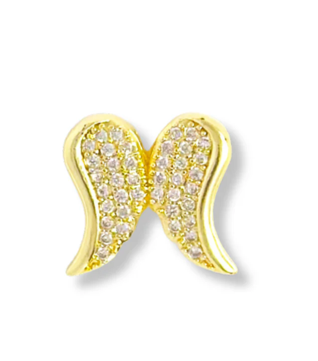 GOLD CZ Slider Charms for Strap Bracelet