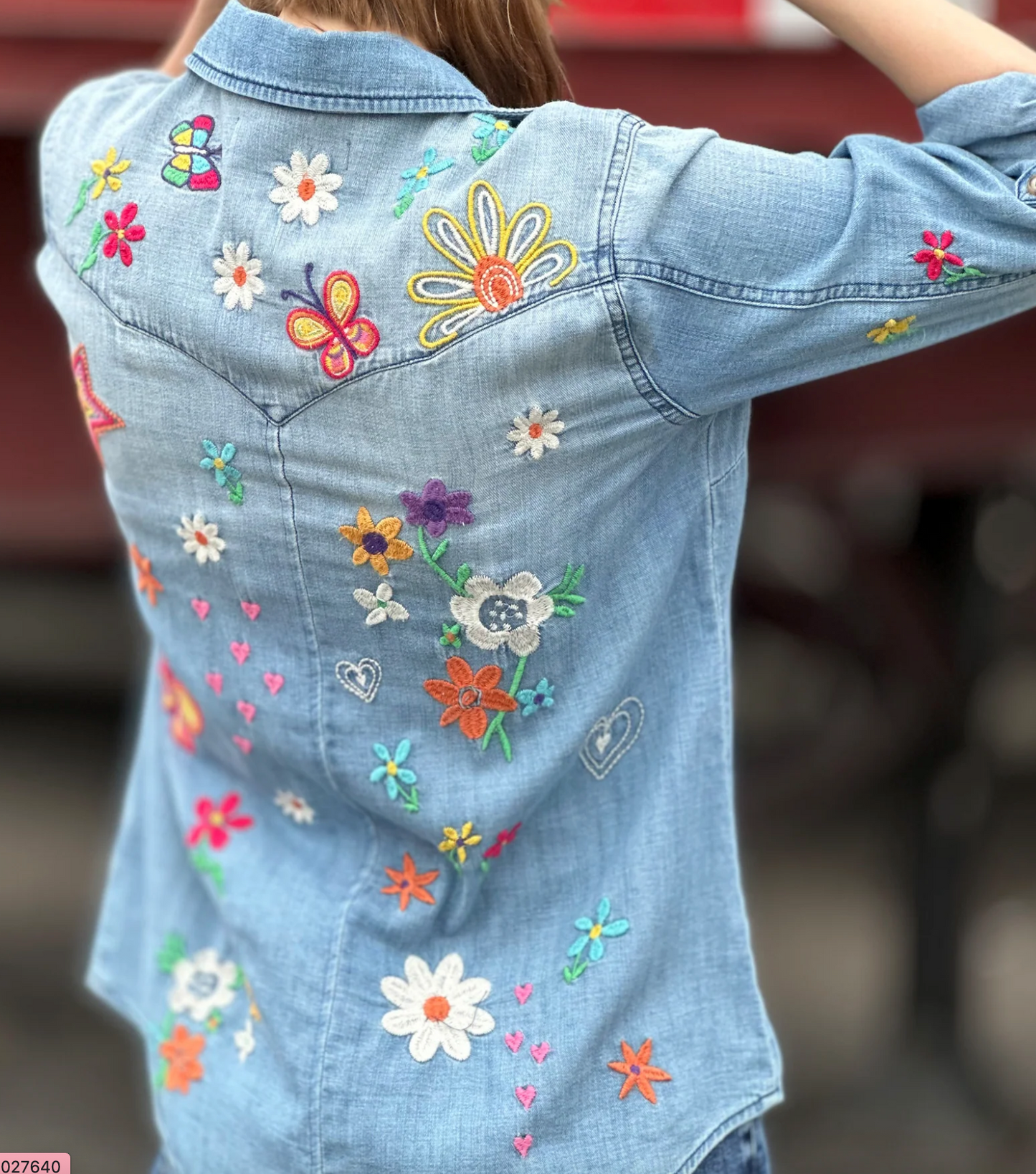 THE SKETCHBOOK DENIM TOP