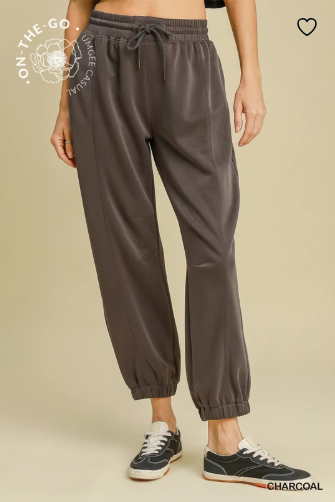 CUPRO JOGGER PANTS -CURVY