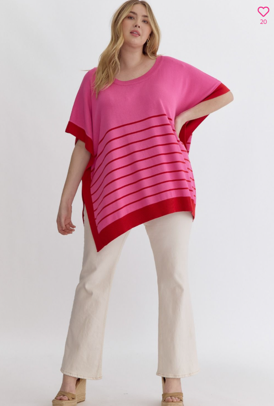 PONCHO STYLE TOP