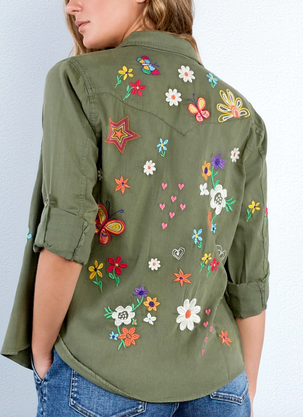THE SKETCHBOOK OLIVE TOP