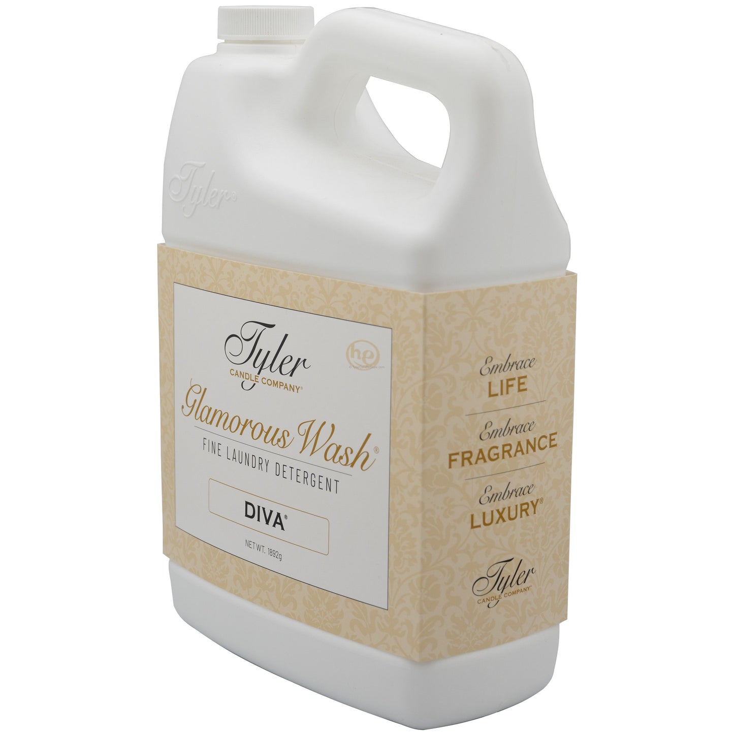 Tyler Candle Company- Glamorous Wash Fine Laundry Detergent (1.89 Liters) Net Wt.1892g