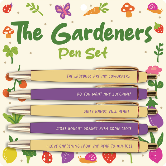 Gardening Pen Set (funny gifts, spring gifts, Mother's Day)