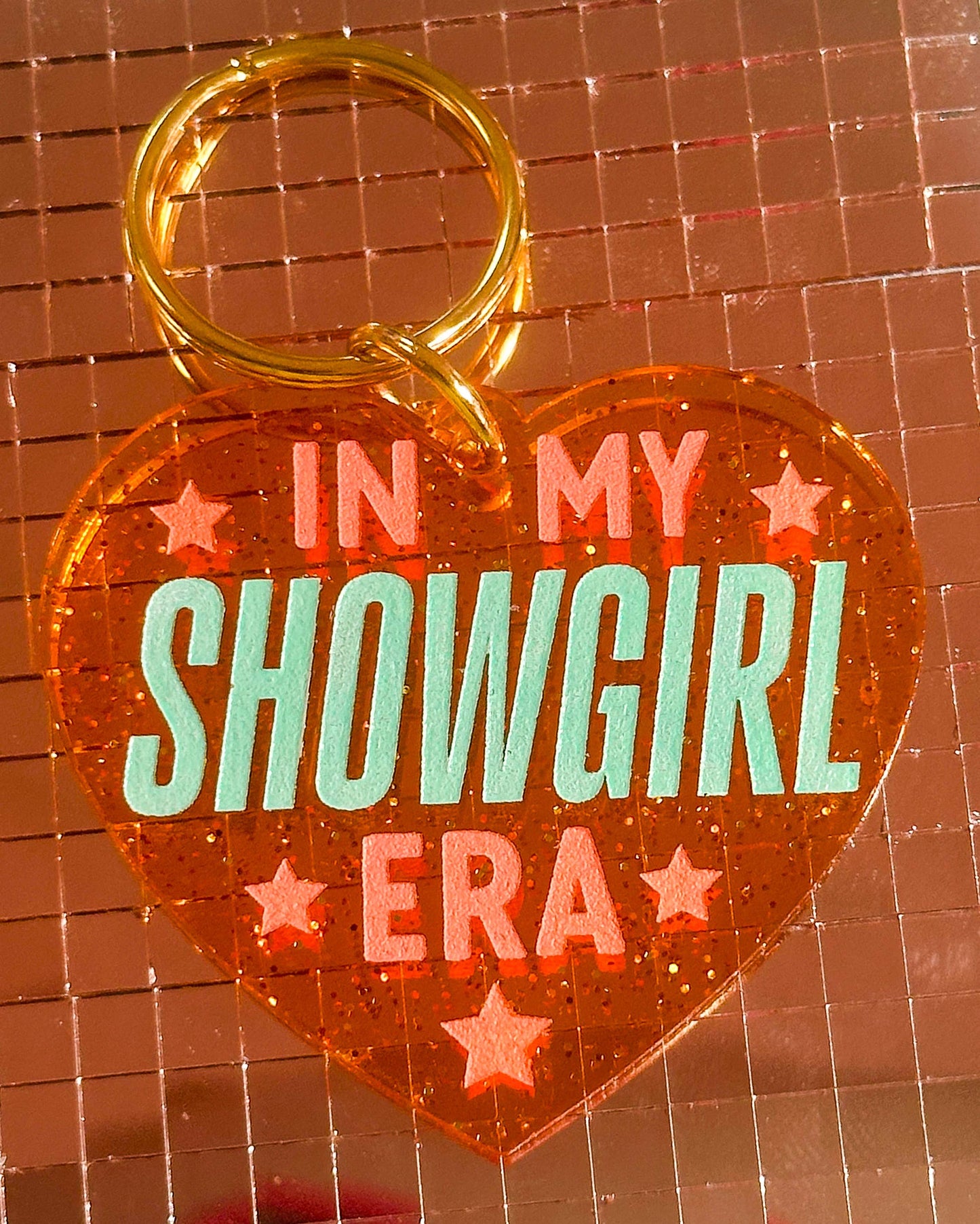 In My Showgirl Era Laser Engraved Keychain