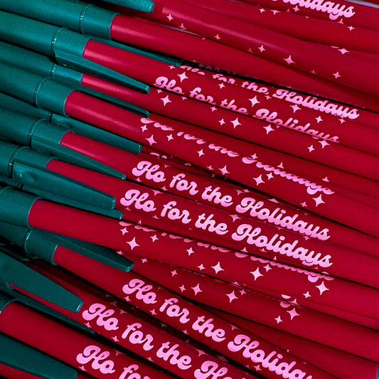 Ho For The Holidays Christmas Theme Ballpoint Pen