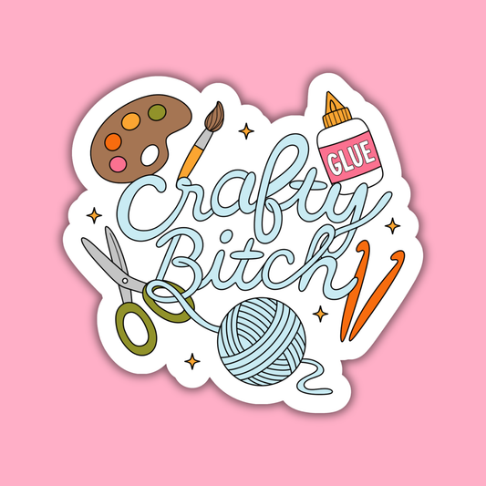 Crafty Bitch Sticker