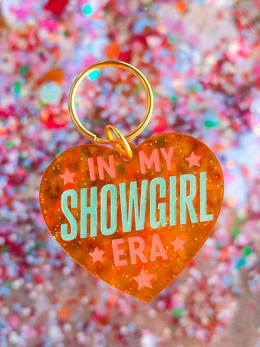 In My Showgirl Era Laser Engraved Keychain