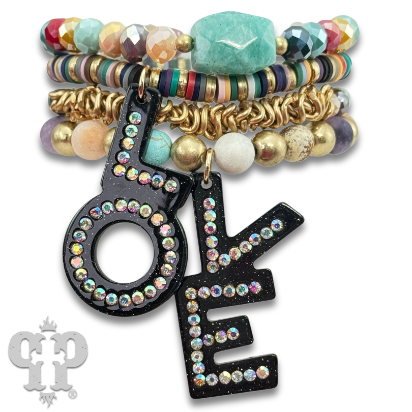 LOVE charm bracelet