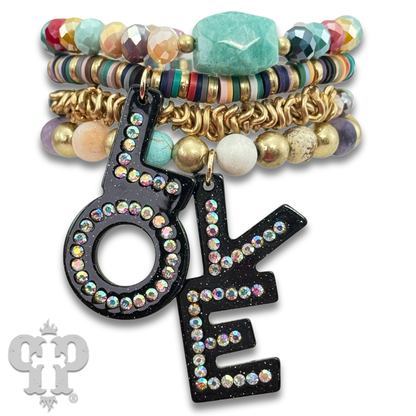 LOVE charm bracelet