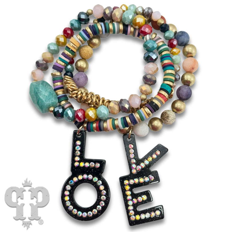 LOVE charm bracelet