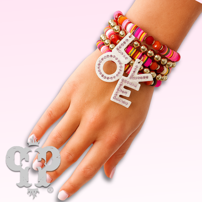 LOVE charm bracelet