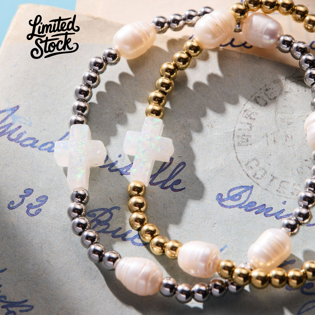 HOLY WATER FRESHWATER PEARL BRACELET