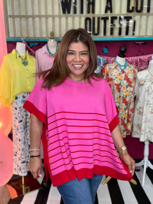 PONCHO STYLE TOP