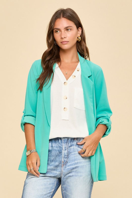 OPEN FRONT BLAZER - C