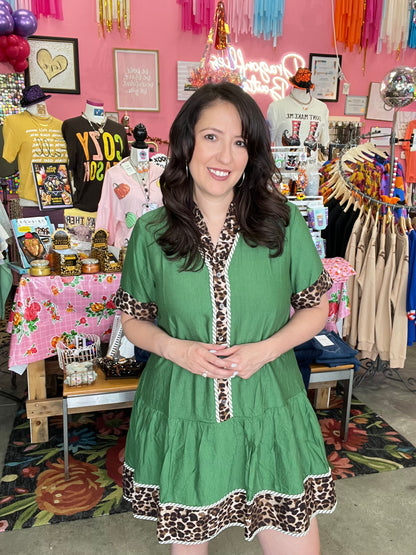 ✨ Solid Short Sleeve Mini Dress ✨ - FERN