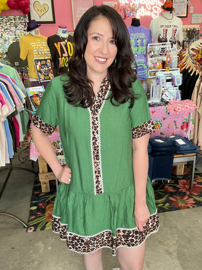 ✨ Solid Short Sleeve Mini Dress ✨ - FERN