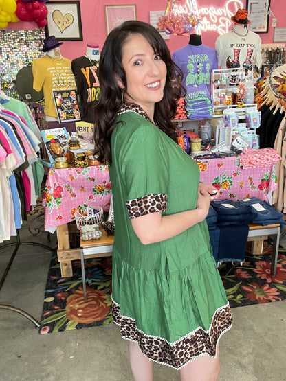 ✨ Solid Short Sleeve Mini Dress ✨ - FERN