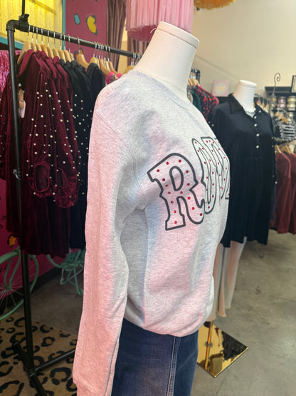 RODEO CRYSTAL EMBELLISHED  SWEATER