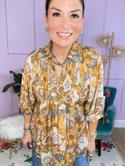Floral Print Blouse