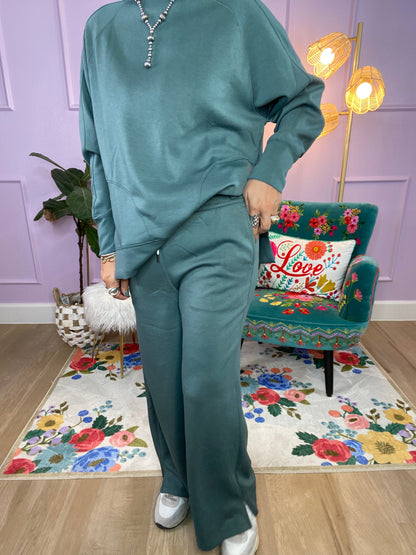 SCUBA WIDE LEG DRAWSTRING PANTS