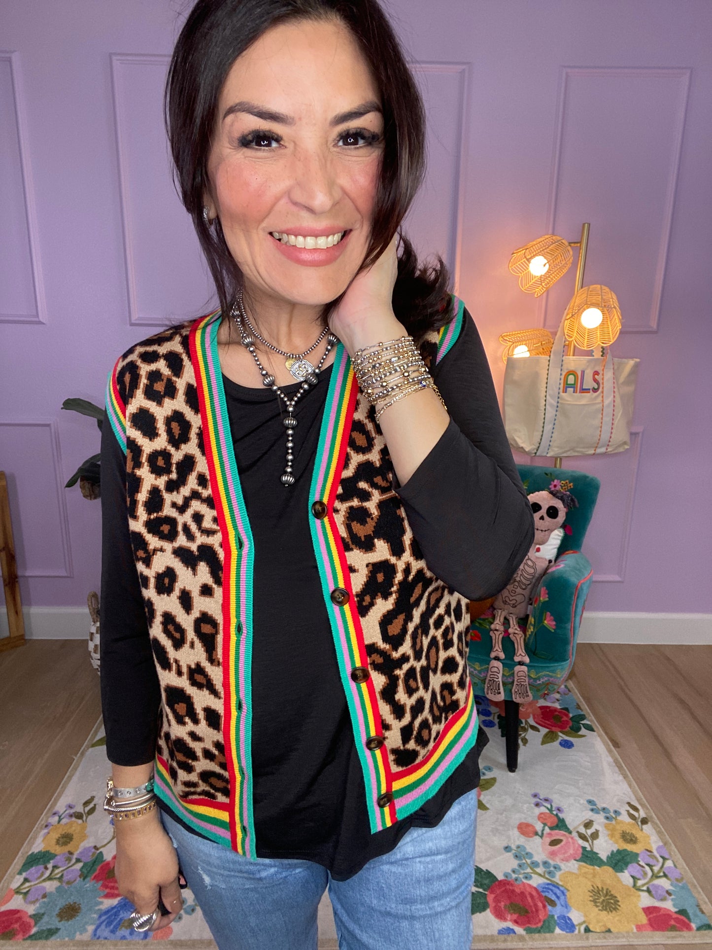 The Roaring Rainbows Vest