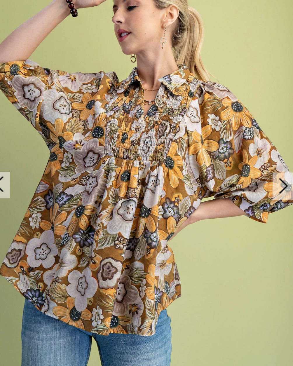 Floral Print Blouse
