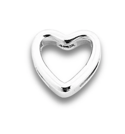 SILVER CZ Slider Charms for Strap Bracelet
