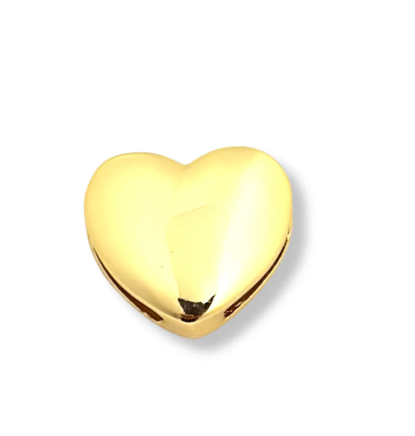 GOLD CZ Slider Charms for Strap Bracelet