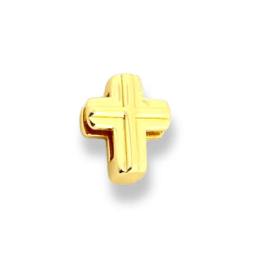 GOLD CZ Slider Charms for Strap Bracelet