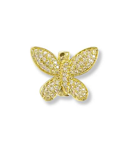 GOLD CZ Slider Charms for Strap Bracelet
