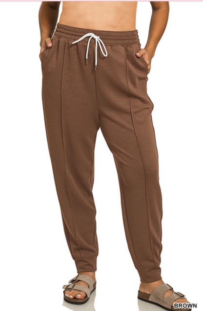 PLUS SCUBA SWEATPANTS WITH POCKETS