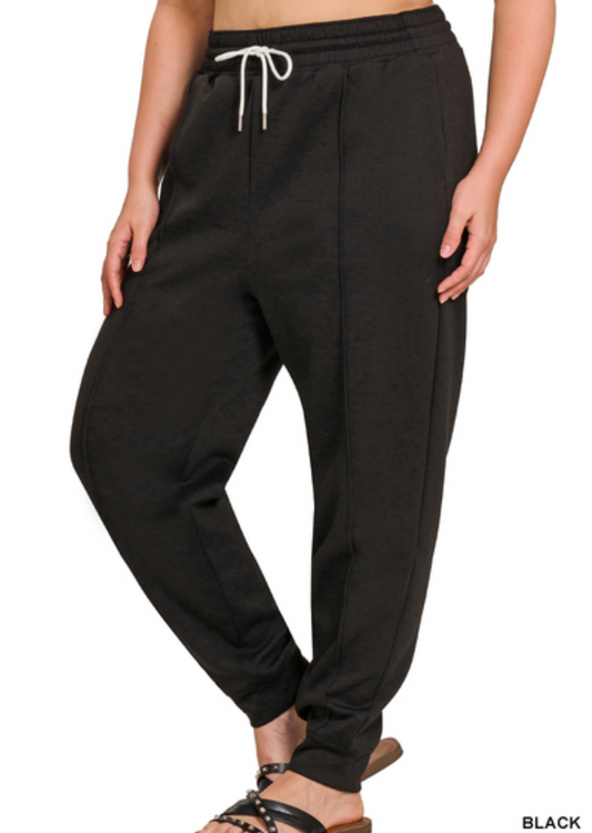 PLUS SCUBA SWEATPANTS WITH POCKETS