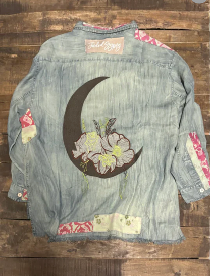 GYPSY MOON DENIM TOP