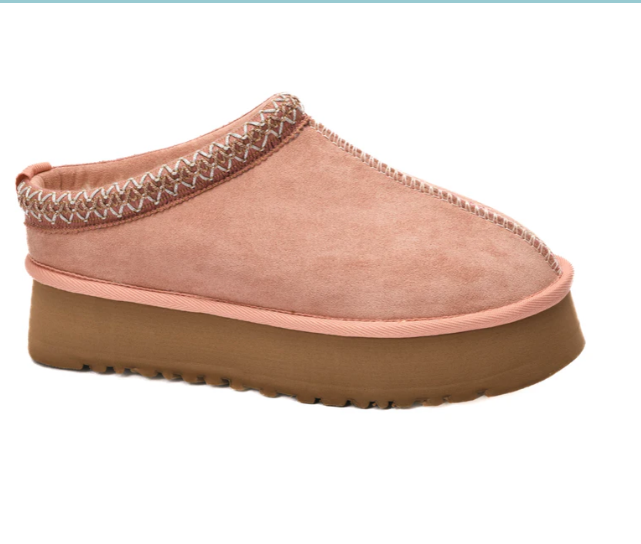 CORKYS BLUSH FAUX SUEDE BOOTIES